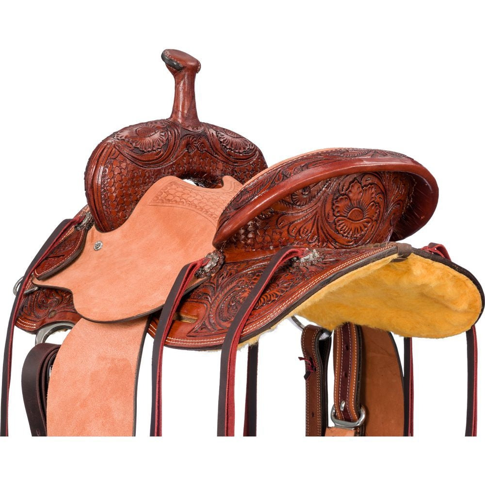 Silver Royal Youth Bell Rock Barrel Saddle