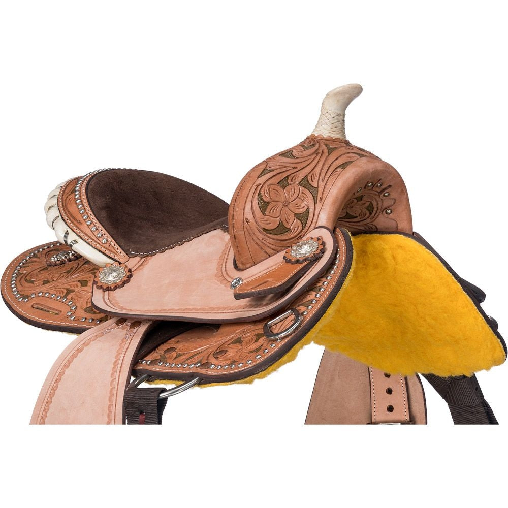 Royal King Pasadena Youth Barrel Saddle