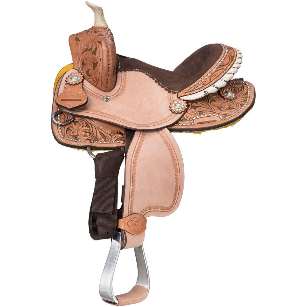 Royal King Pasadena Youth Barrel Saddle