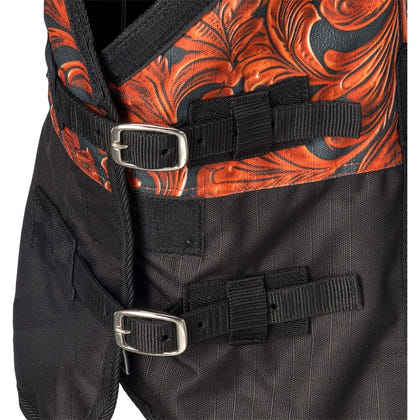Tough1 1200D Tooled Leather Miniature Turnout Blanket with Snuggit 250g