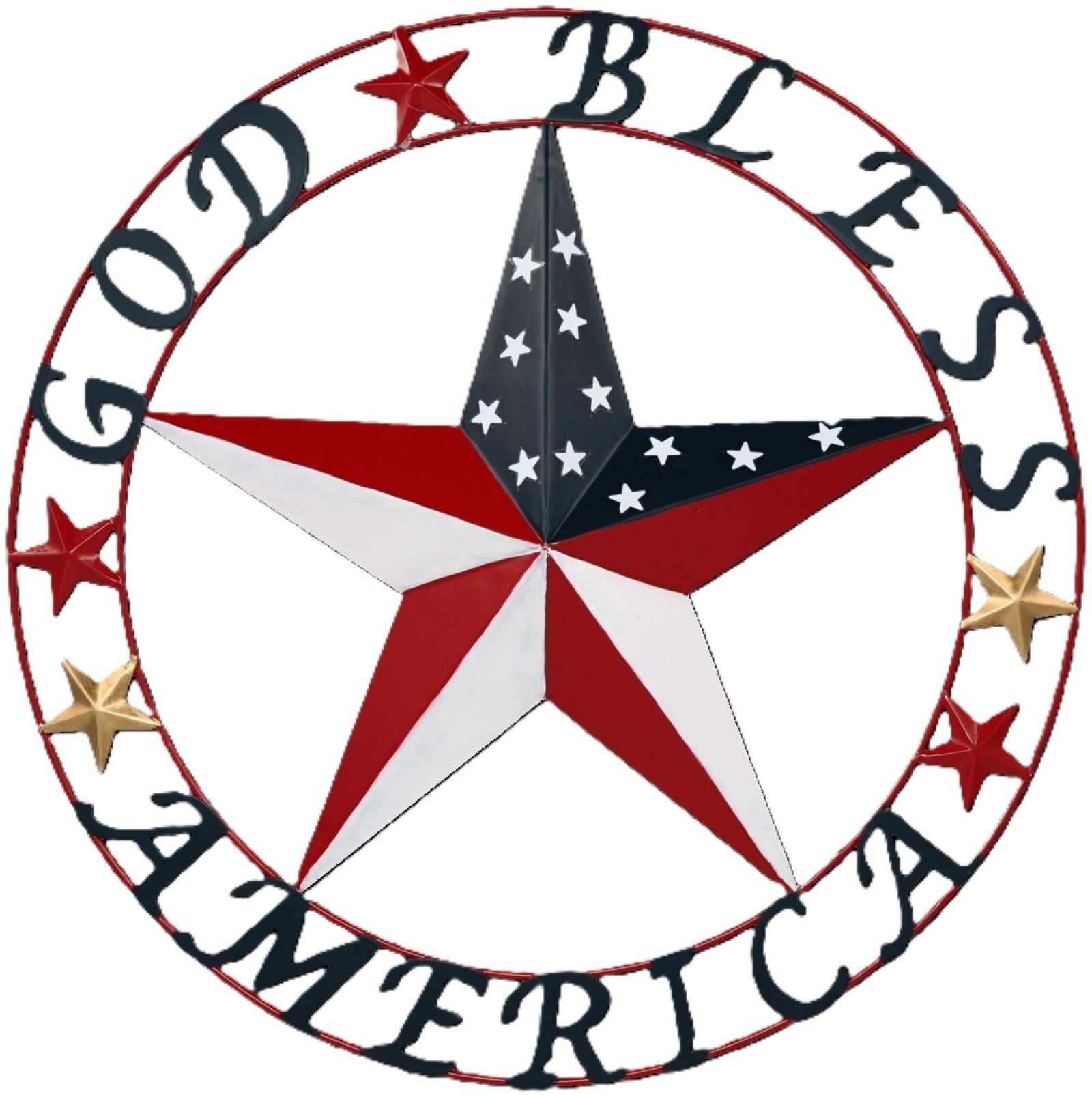 Gift Corral God Bless America Star Sign