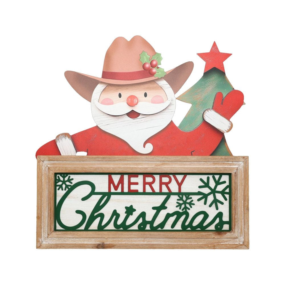 Gift Corral Merry Christmas Santa Sign
