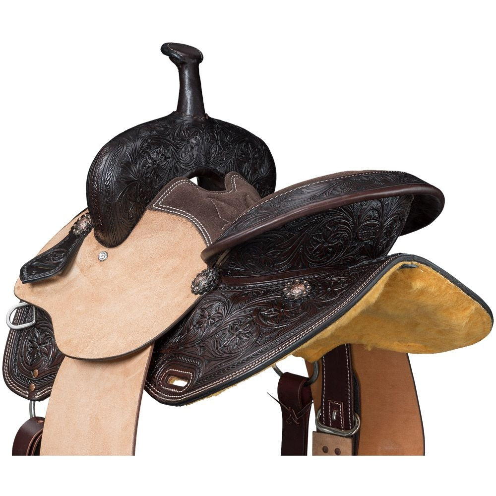 Silver Royal Youth Austin Barrel Saddle