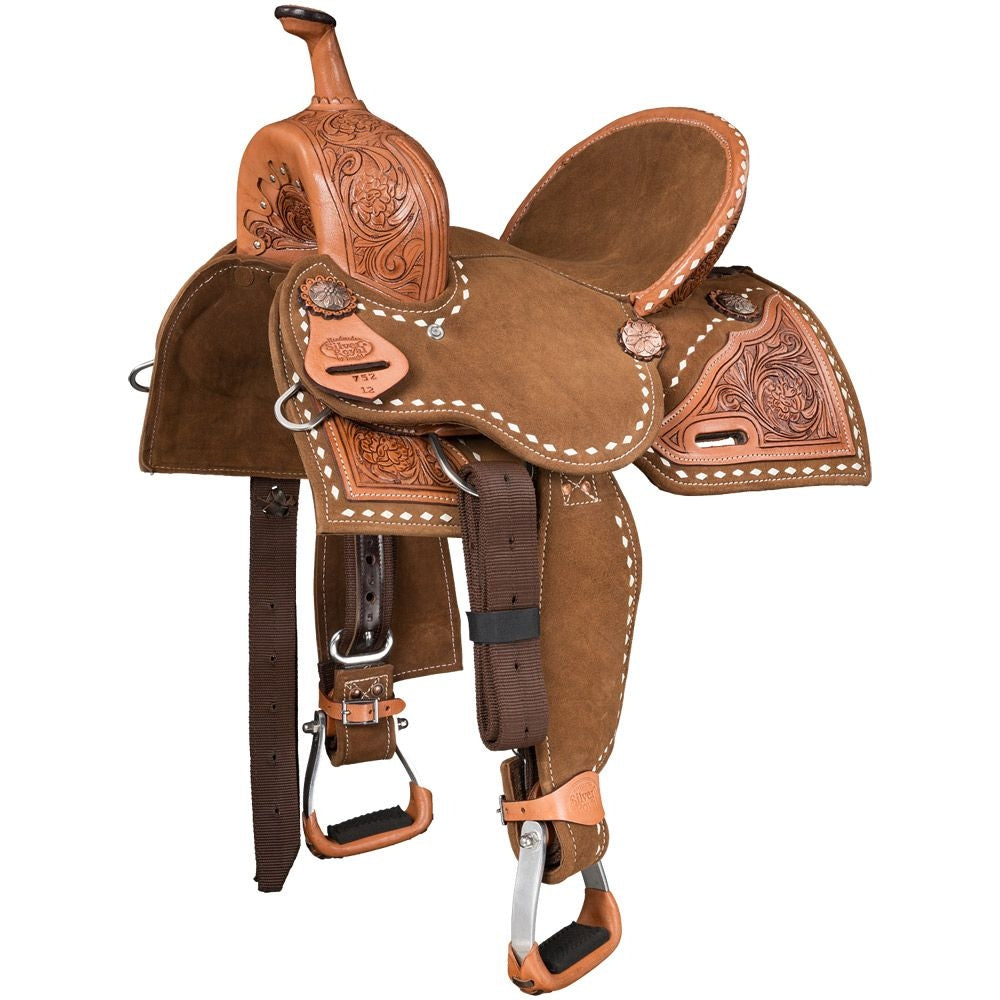 Silver Royal Youth SB Barrel Saddle