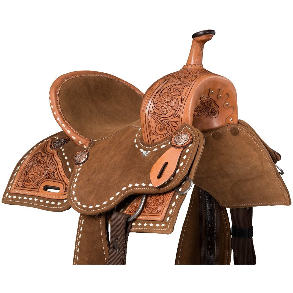 Silver Royal Youth SB Barrel Saddle
