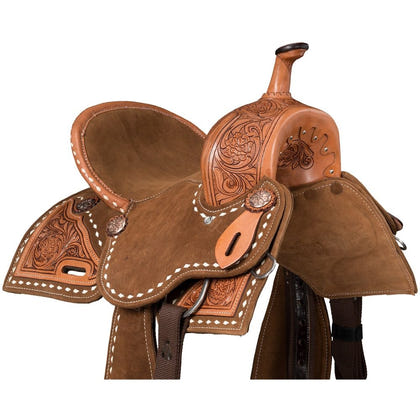Silver Royal Youth SB Barrel Saddle