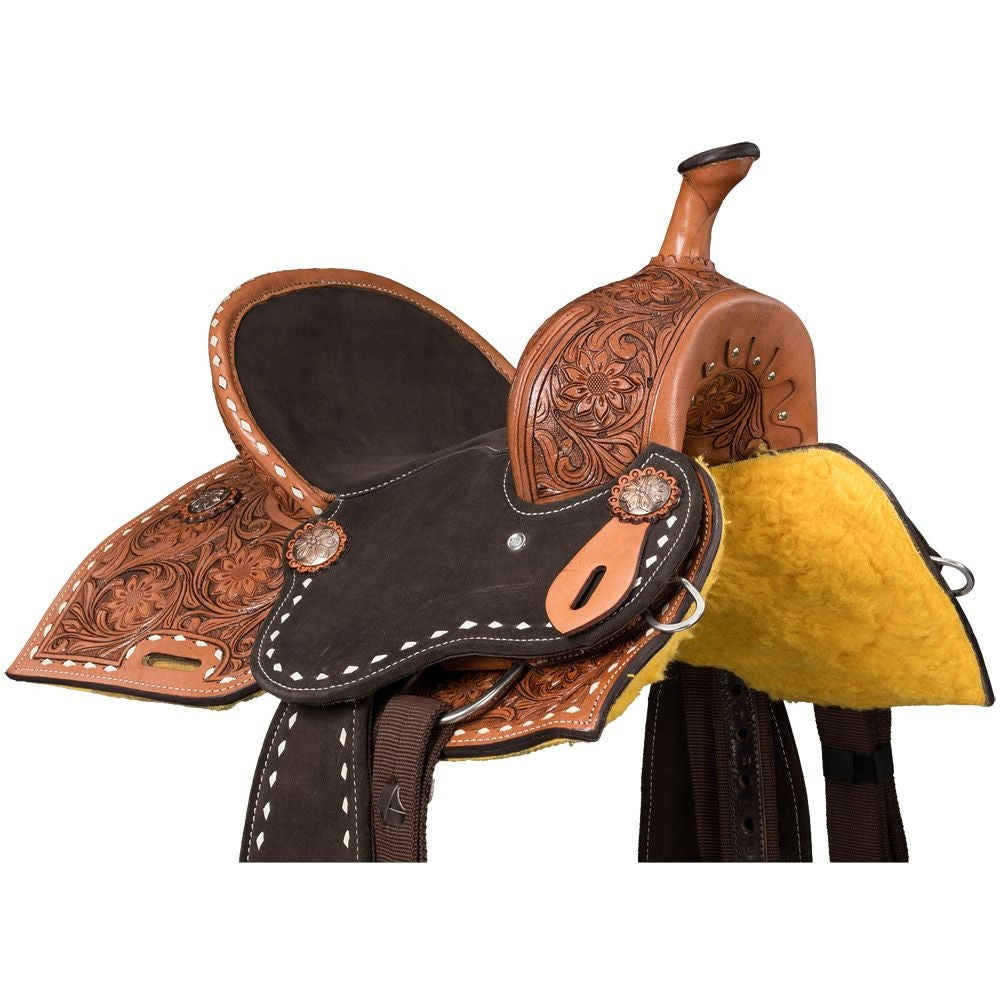 Silver Royal Youth Short Go Barrel Saddle