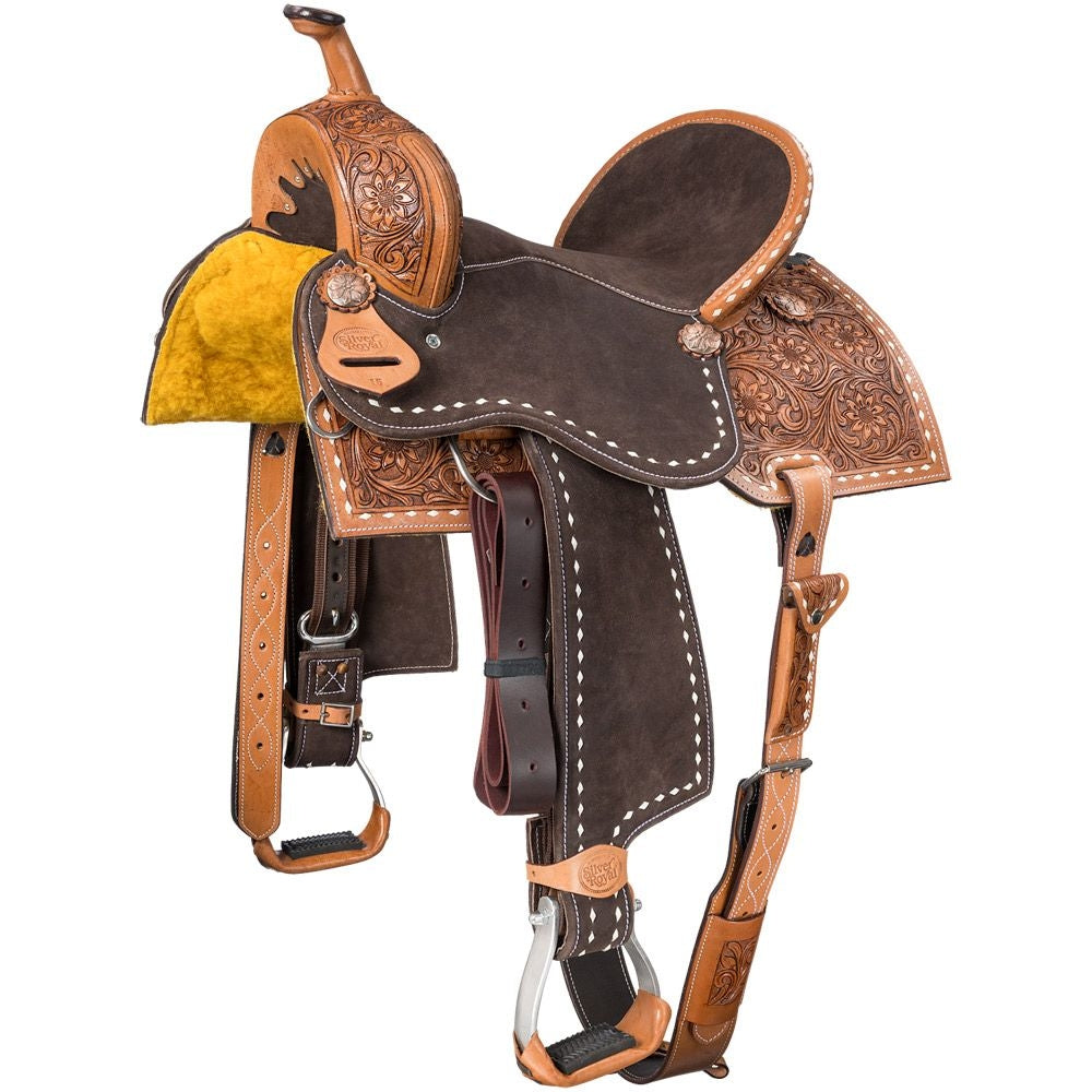 Silver Royal Short Go Barrel Saddle