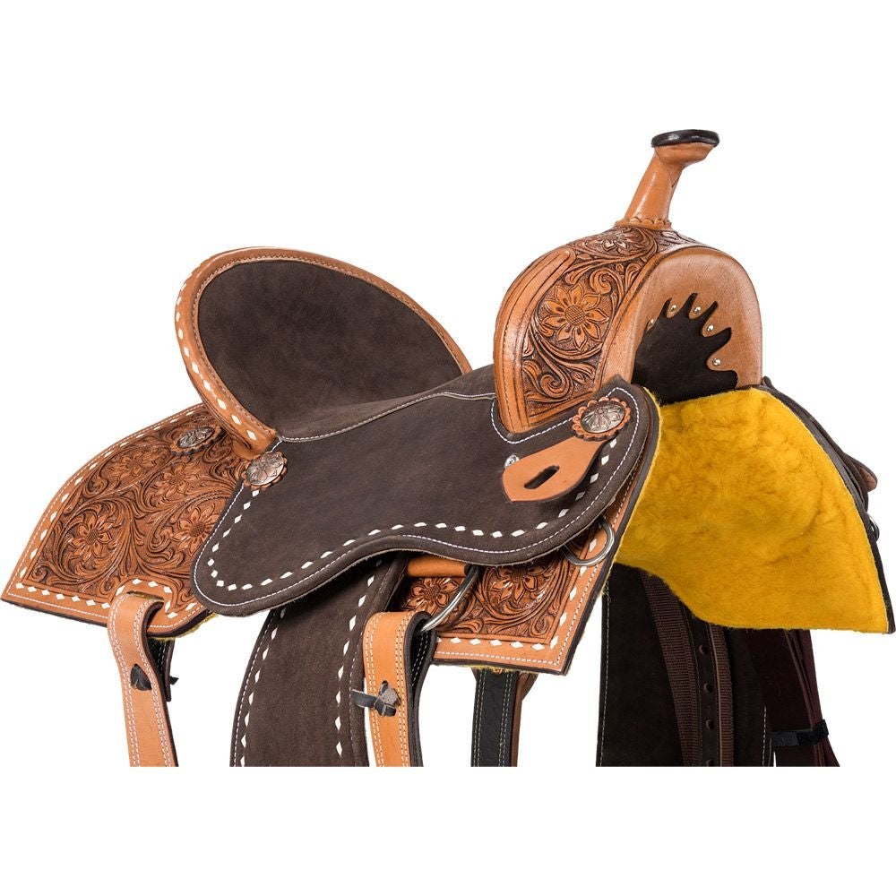 Silver Royal Short Go Barrel Saddle
