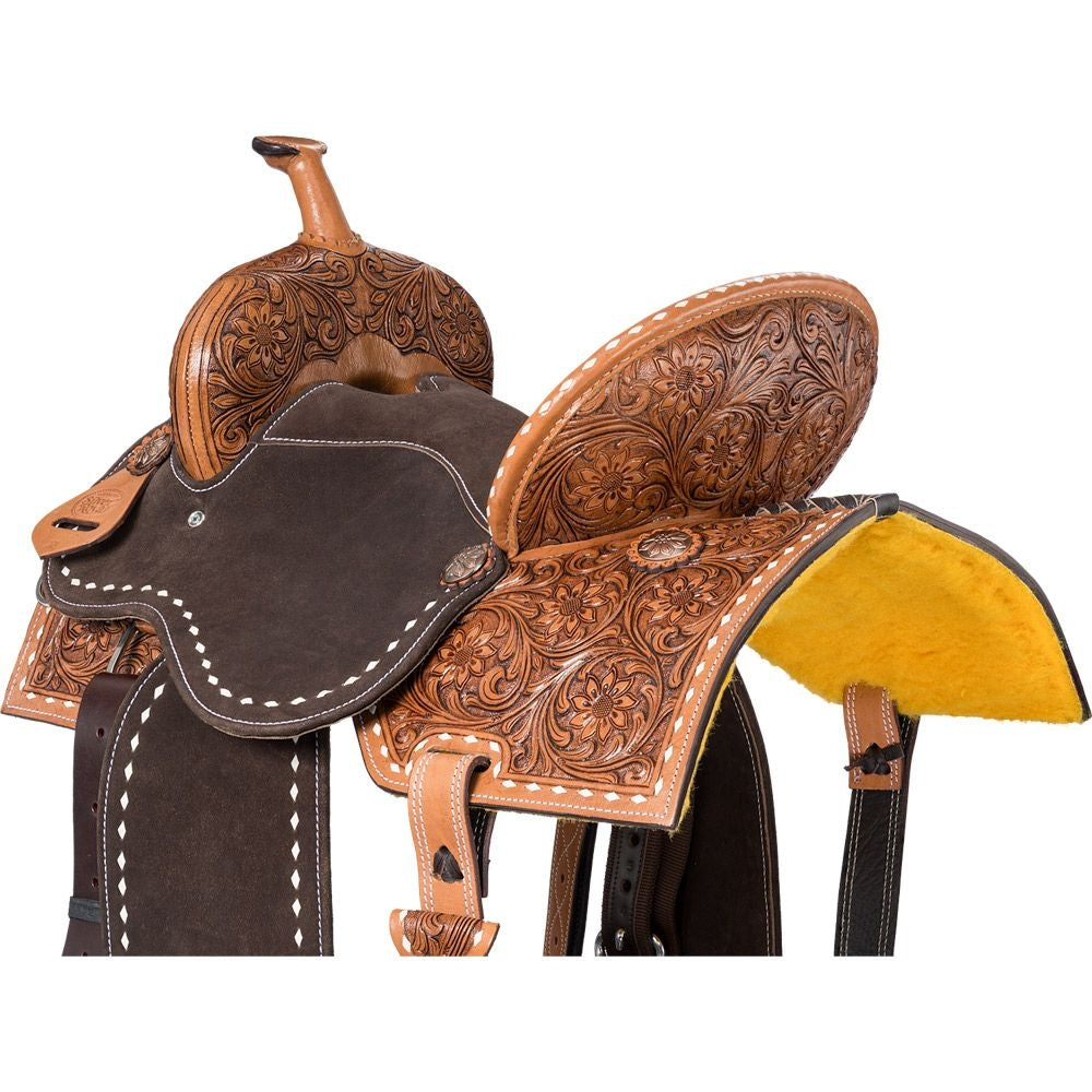 Silver Royal Short Go Barrel Saddle