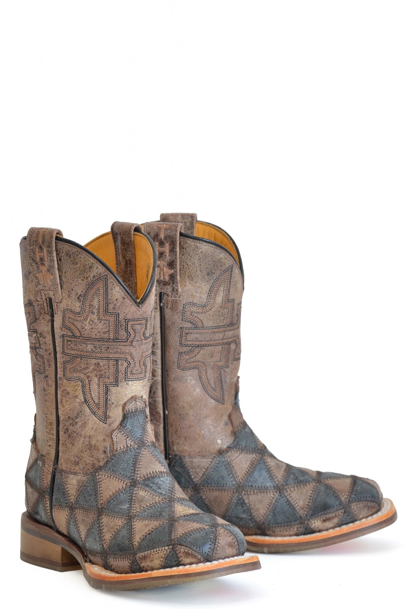 Tin Haul Little Kids Triangulum Square Toe Boots