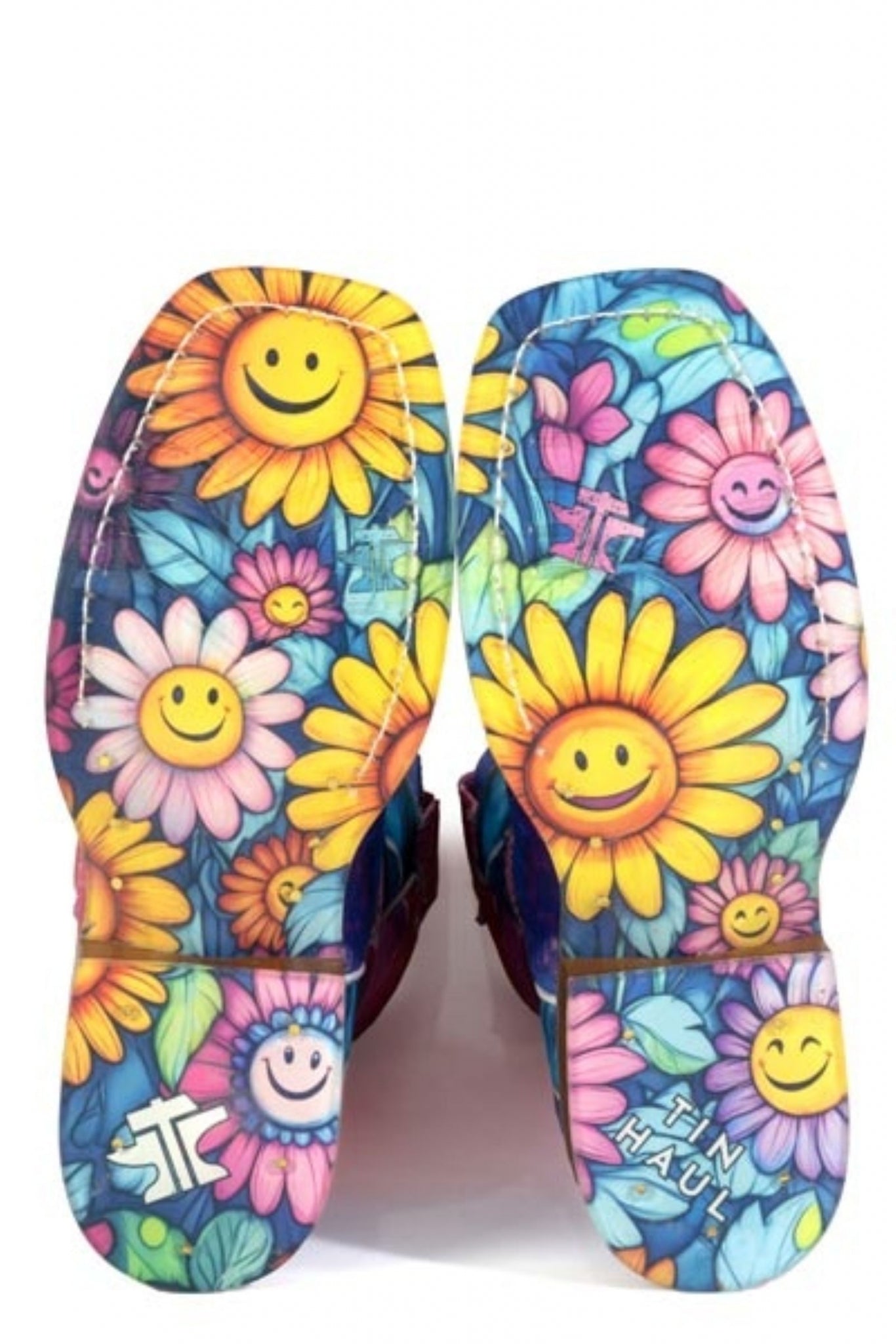 Tin Haul Little Kids Kaleidoscope Square Toe Boots