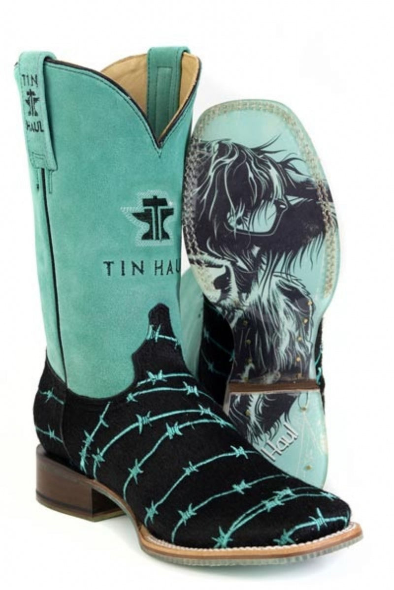 Tin Haul Ladies Barbwire Belle Square Toe Boots
