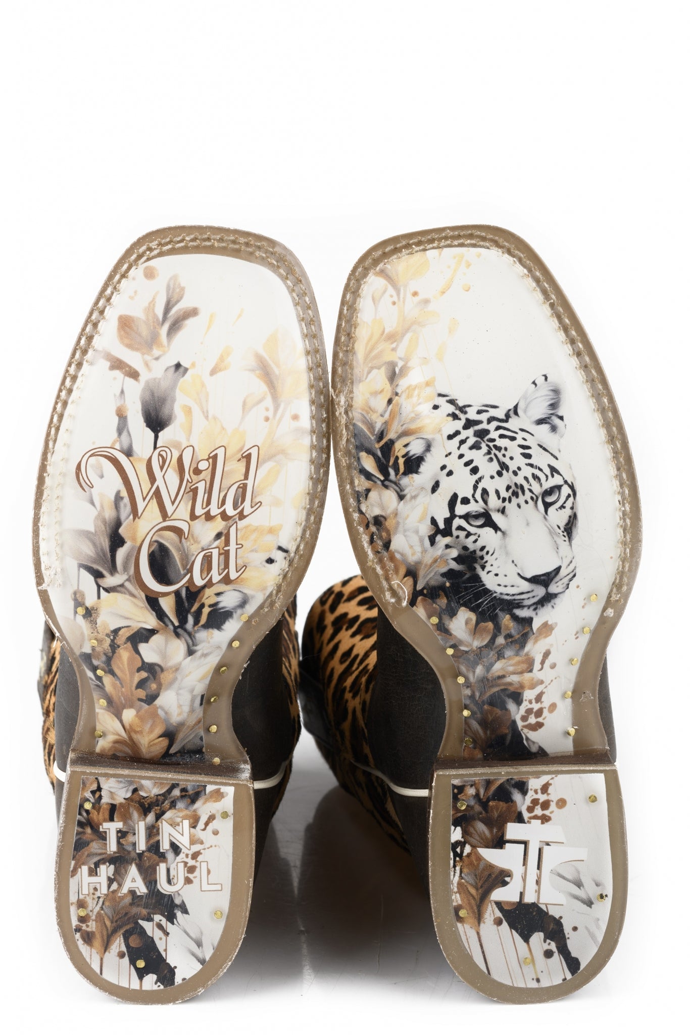 Tin Haul Ladies Wild Cat Square Toe Boots
