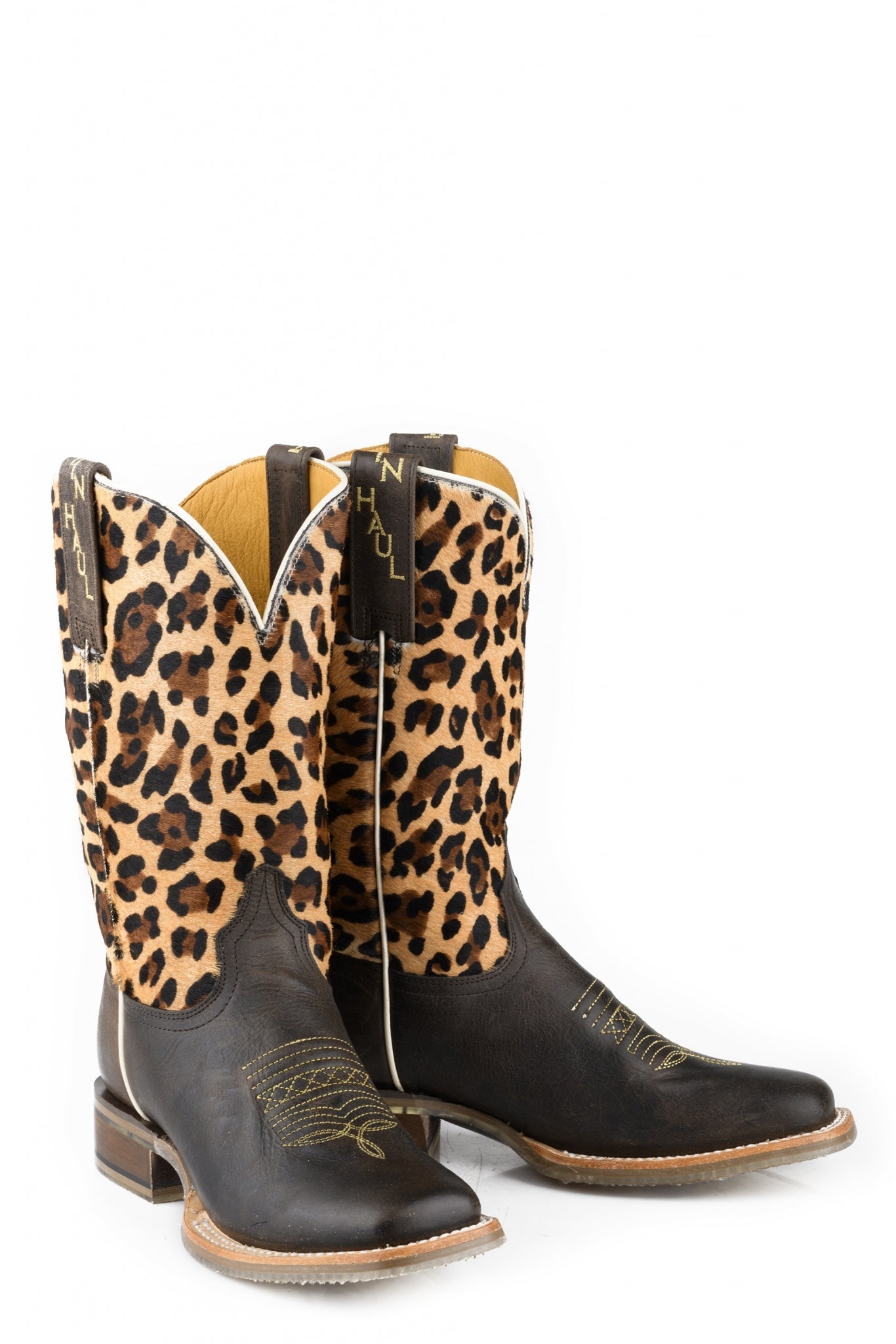 Tin Haul Ladies Wild Cat Square Toe Boots