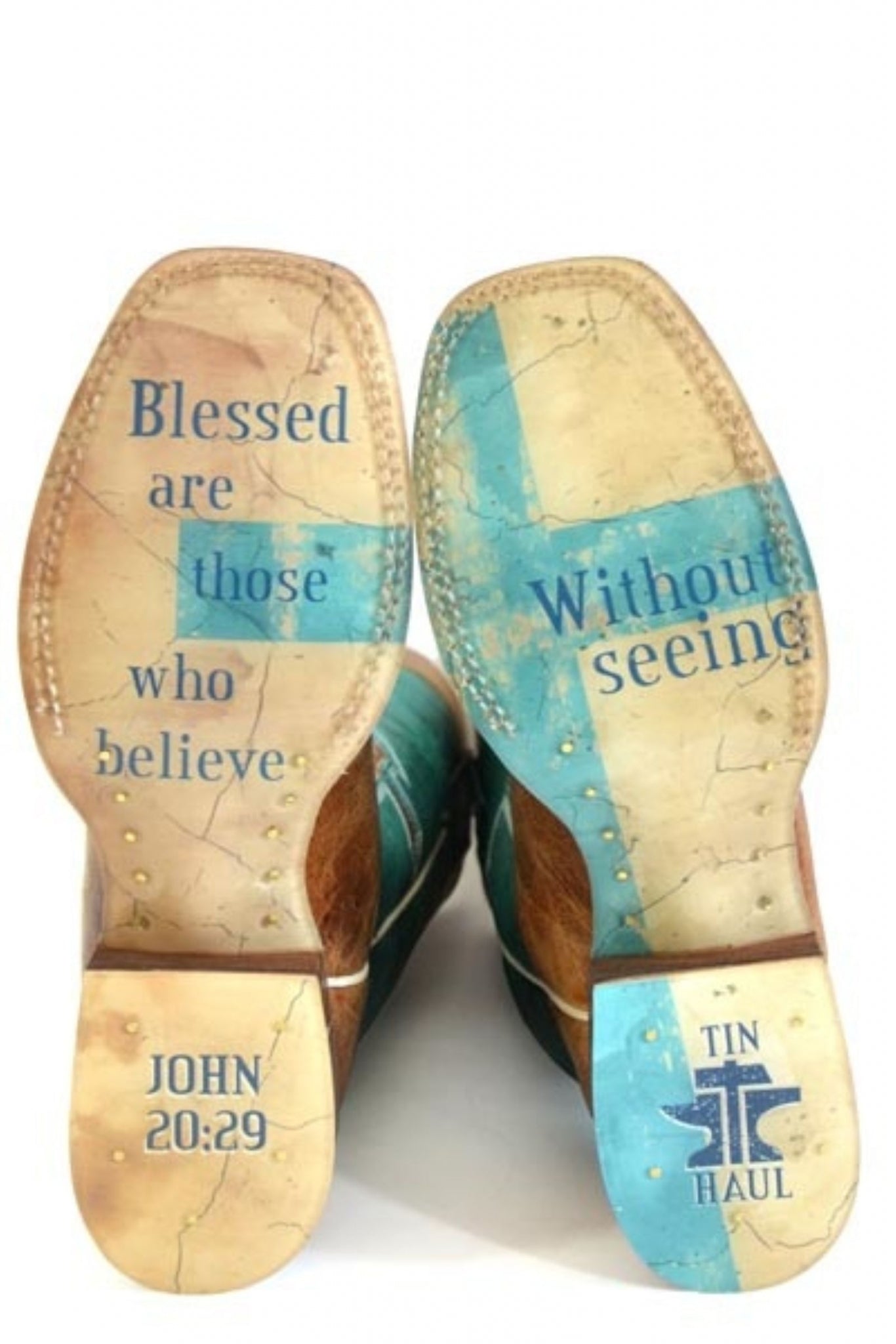 Tin Haul Ladies Crucifix Square Toe Boots