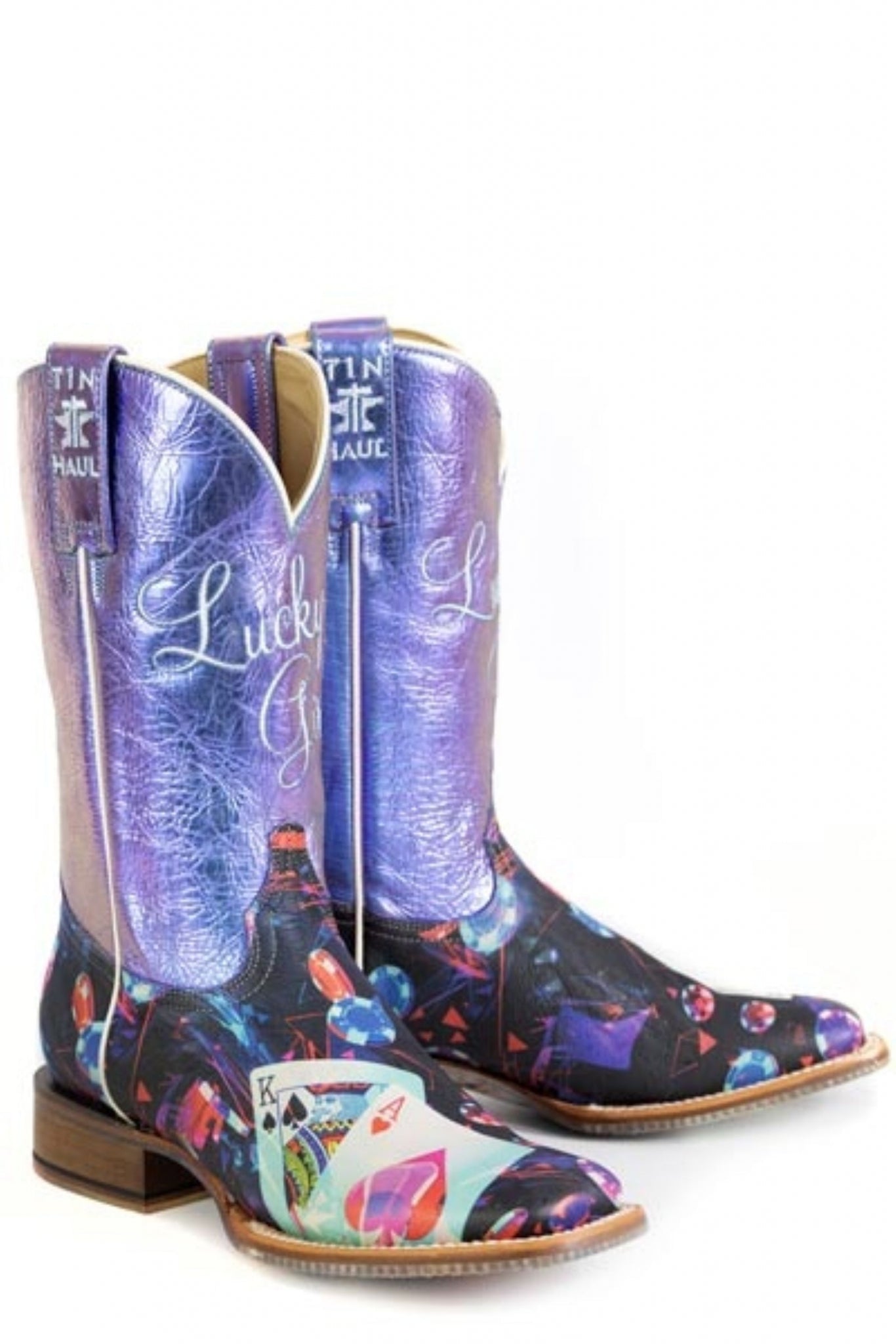 Tin Haul Ladies Lady Luck Square Toe Boots