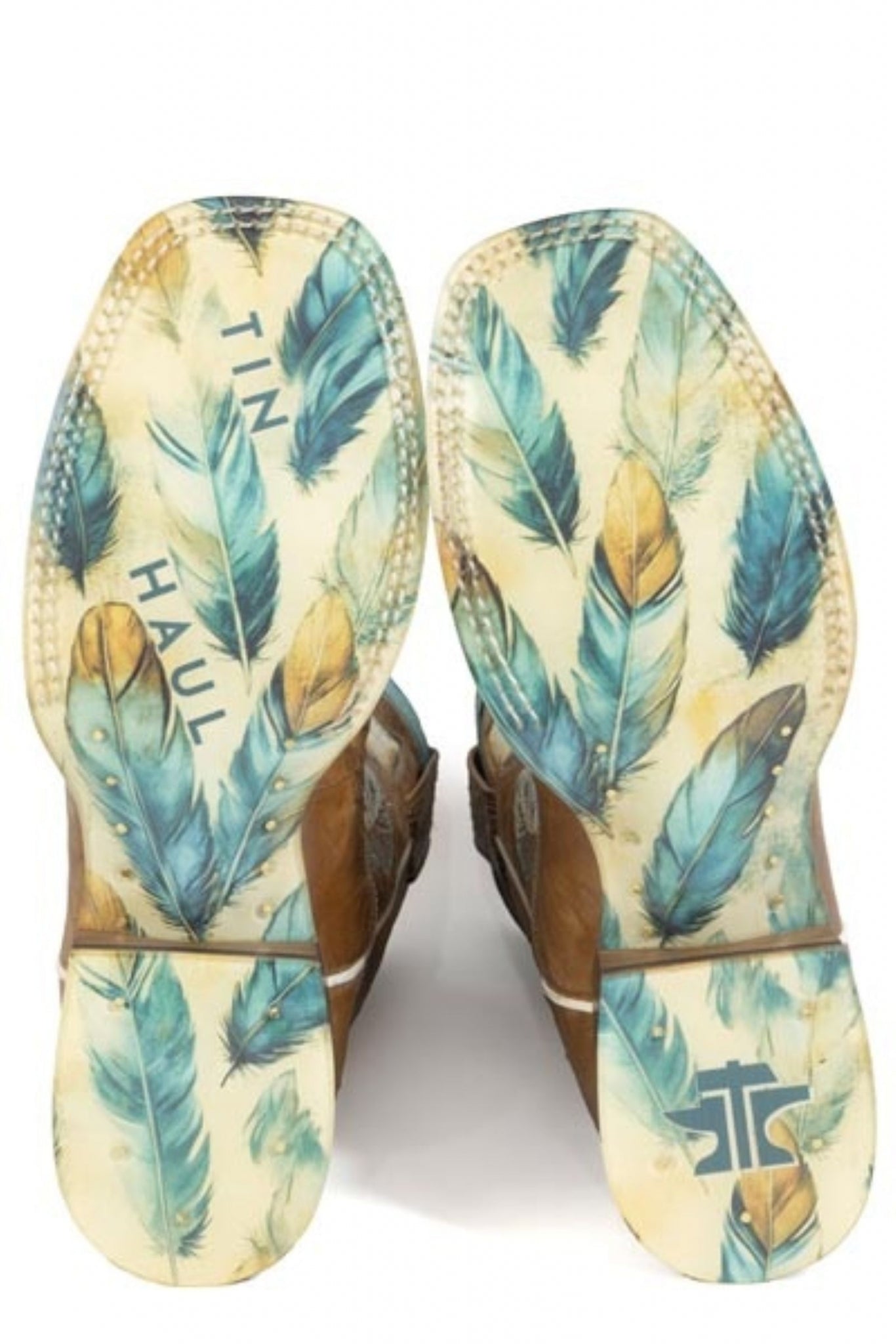 Tin Haul Ladies Plume Square Toe Boots
