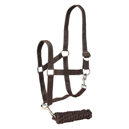 TuffRider Halter And Lead Rope Set with Breakaway Leather