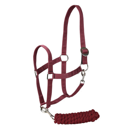 TuffRider Halter And Lead Rope Set with Breakaway Leather