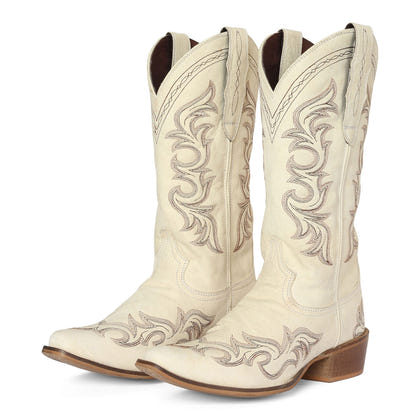TuffRider Ladies Snip Toe Paris Embroidered Western Boots