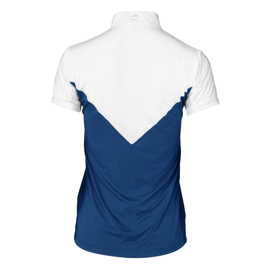 Dapplebay Lady 1/4 Zip Short Sleeve Show Top