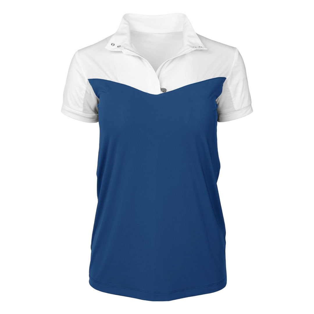 Dapplebay Lady 1/4 Zip Short Sleeve Show Top
