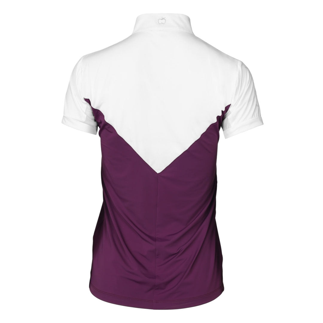 Dapplebay Lady 1/4 Zip Short Sleeve Show Top