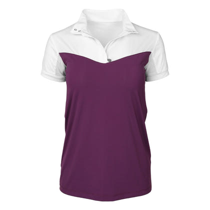 Dapplebay Lady 1/4 Zip Short Sleeve Show Top