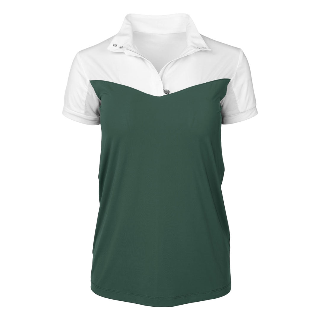 Dapplebay Lady 1/4 Zip Short Sleeve Show Top