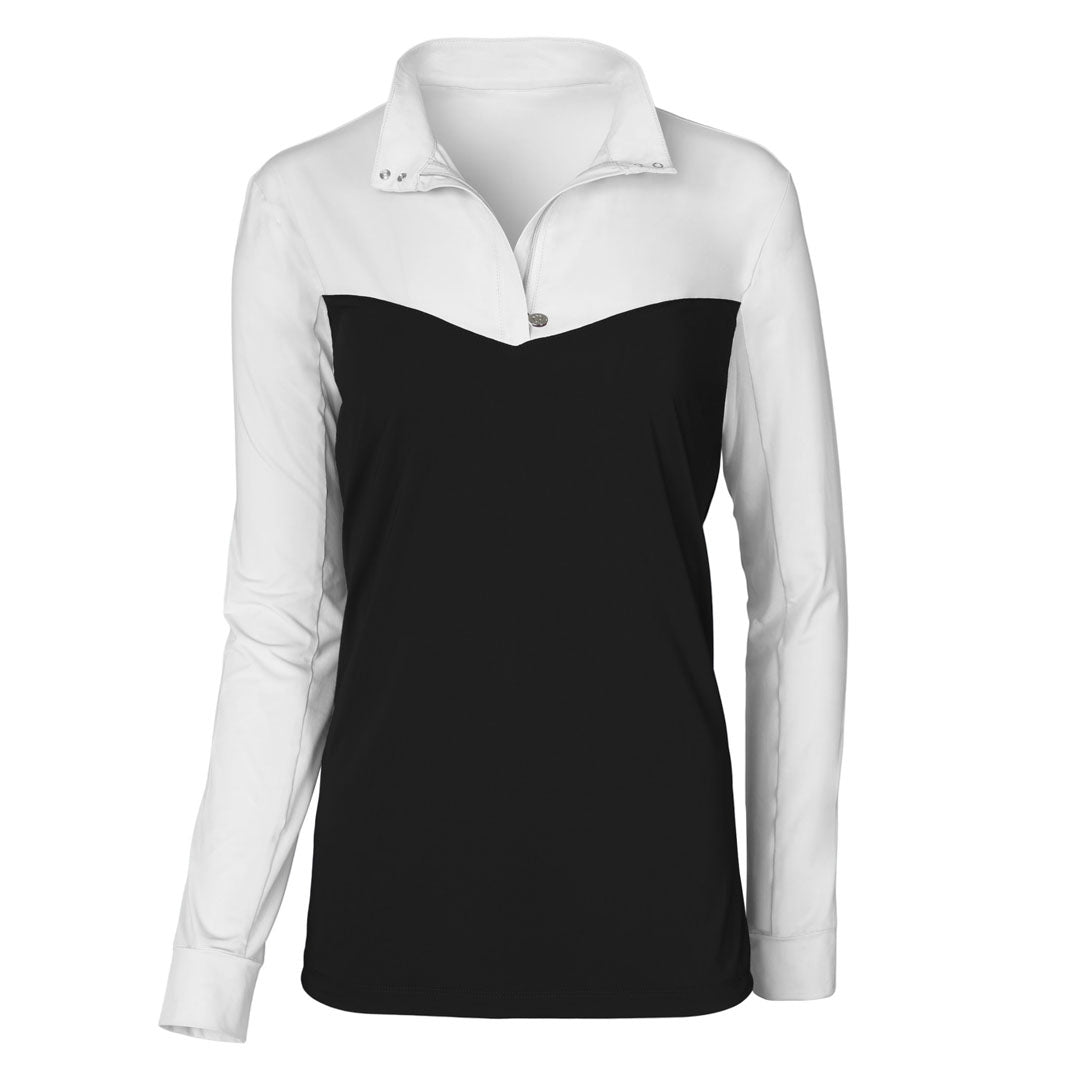Dapplebay Lady 1/4 Zip Long Sleeve Show Top
