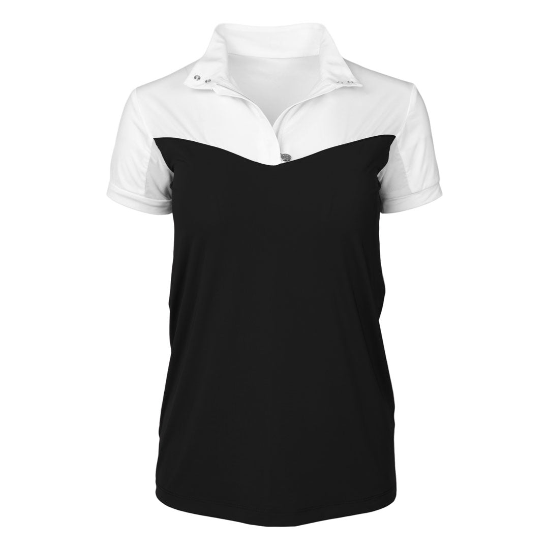 Dapplebay Lady 1/4 Zip Short Sleeve Show Top