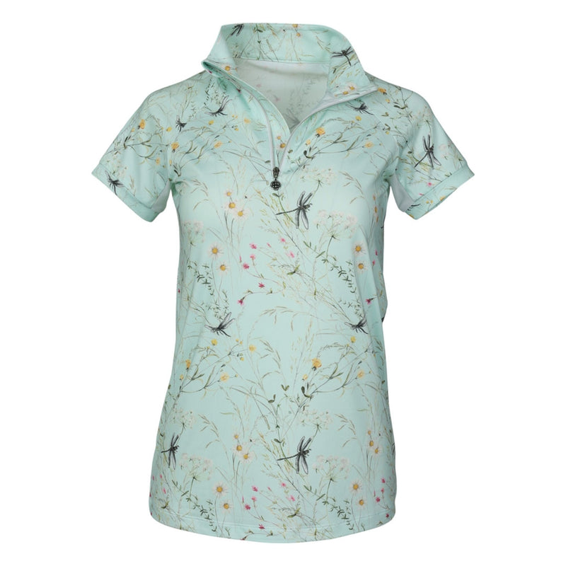 Dapplebay Kids Dragonfly Meadow 1/4 Zip Short Sleeve Top
