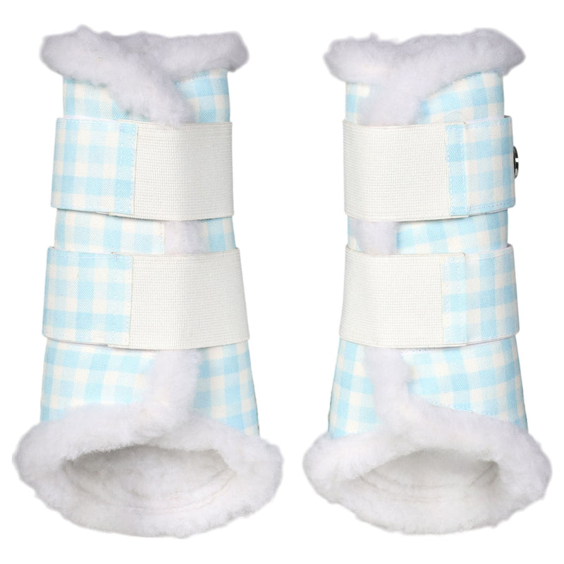 Dapplebay Gingham Brush Boots