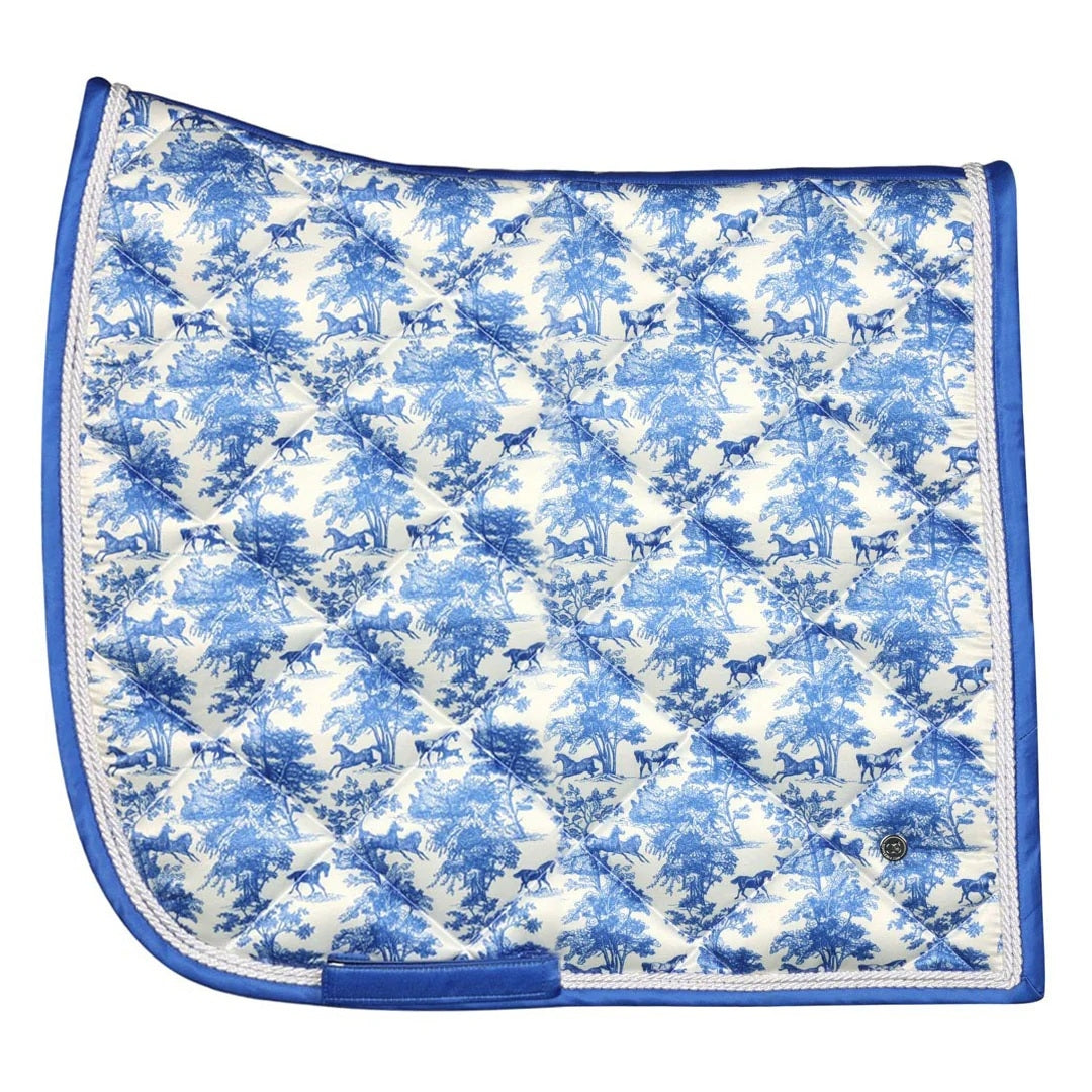Dapplebay Equestrian Toile Dressage Saddle Pad