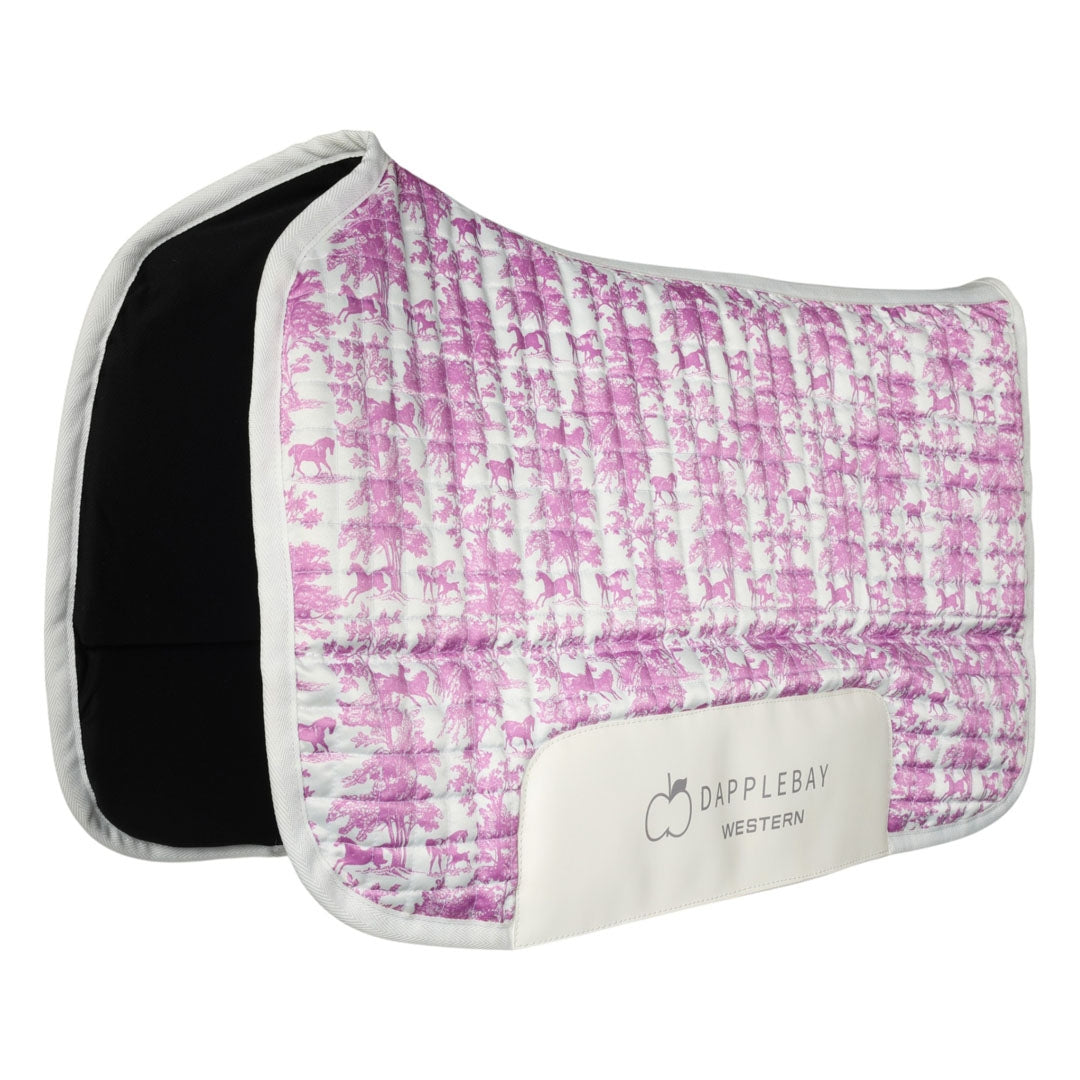 Dapplebay Equestrian Toile Western Saddle Pad
