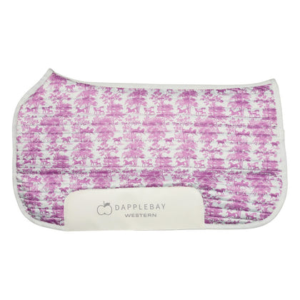 Dapplebay Equestrian Toile Western Saddle Pad
