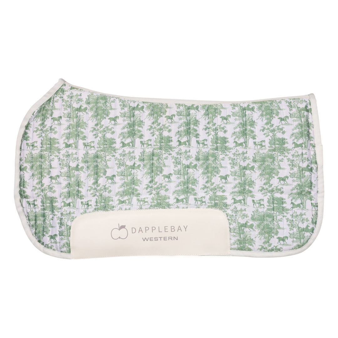 Dapplebay Equestrian Toile Western Saddle Pad