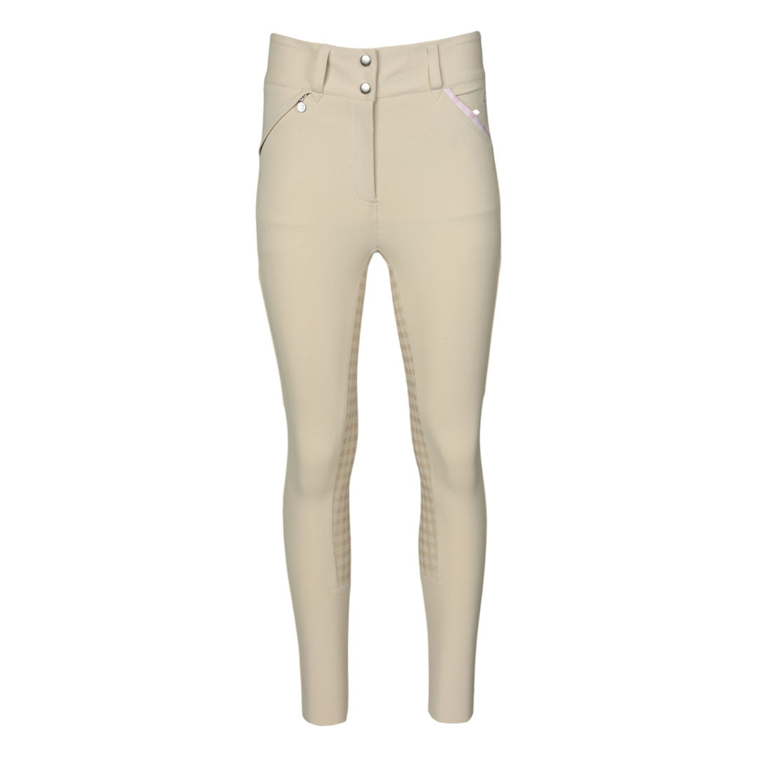 Dapplebay Ladies Gingham Compression Full Seat Breeches