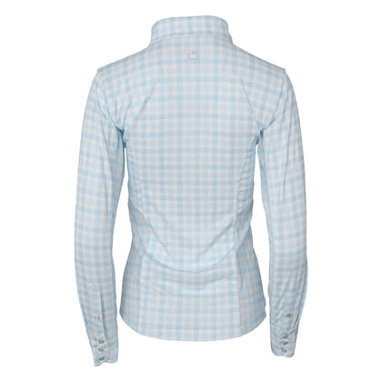 Dapplebay Ladies Gingham Button Down Western Shirt