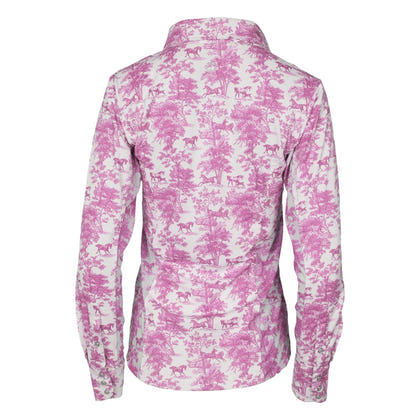 Dapplebay Ladies Equestrian Toile Button Western Shirt