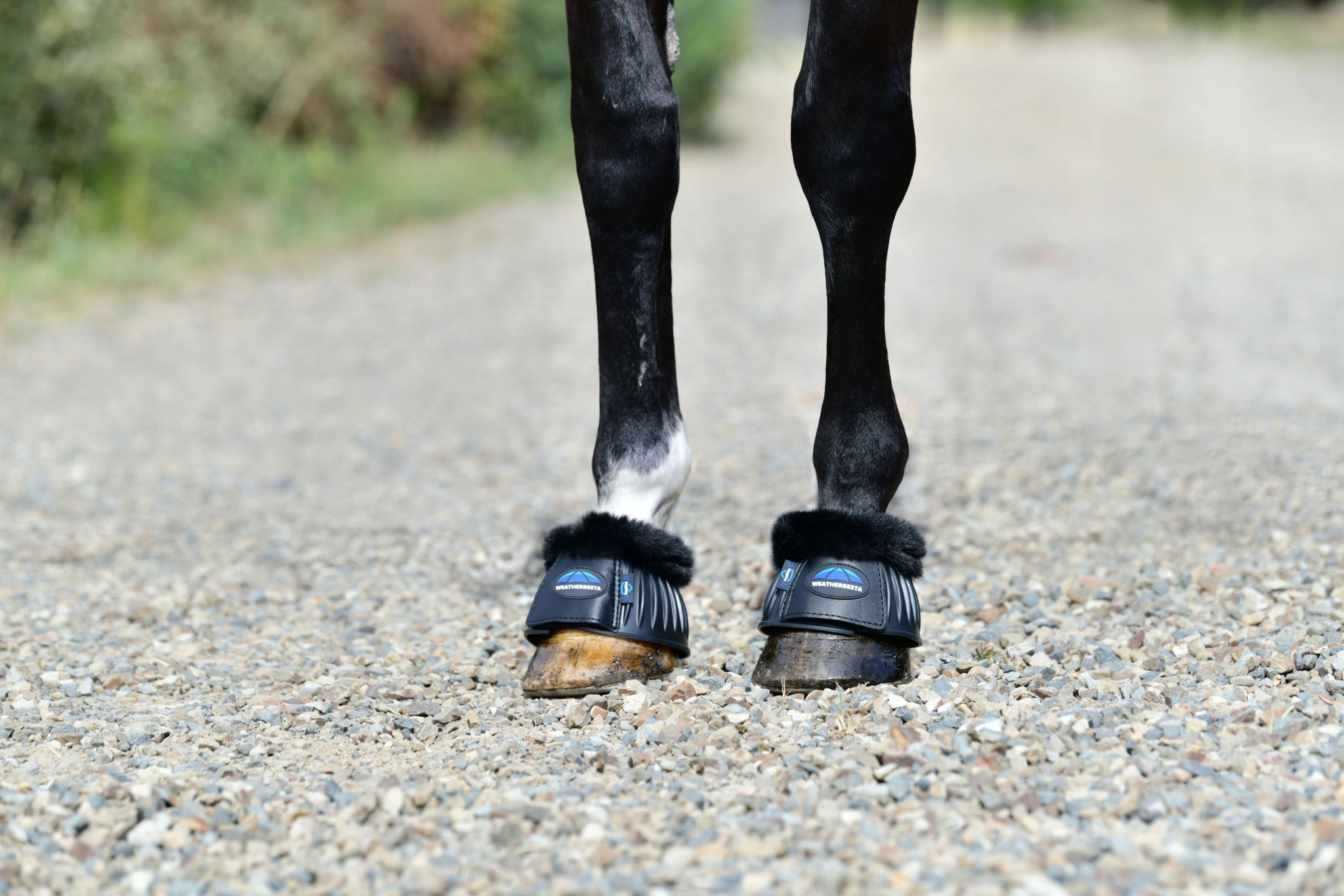 Weatherbeeta Tough-Tec Prime Fleece Trim Rubber Bell Boots