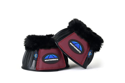 Weatherbeeta Tough-Tec Prime Fleece Trim Rubber Bell Boots