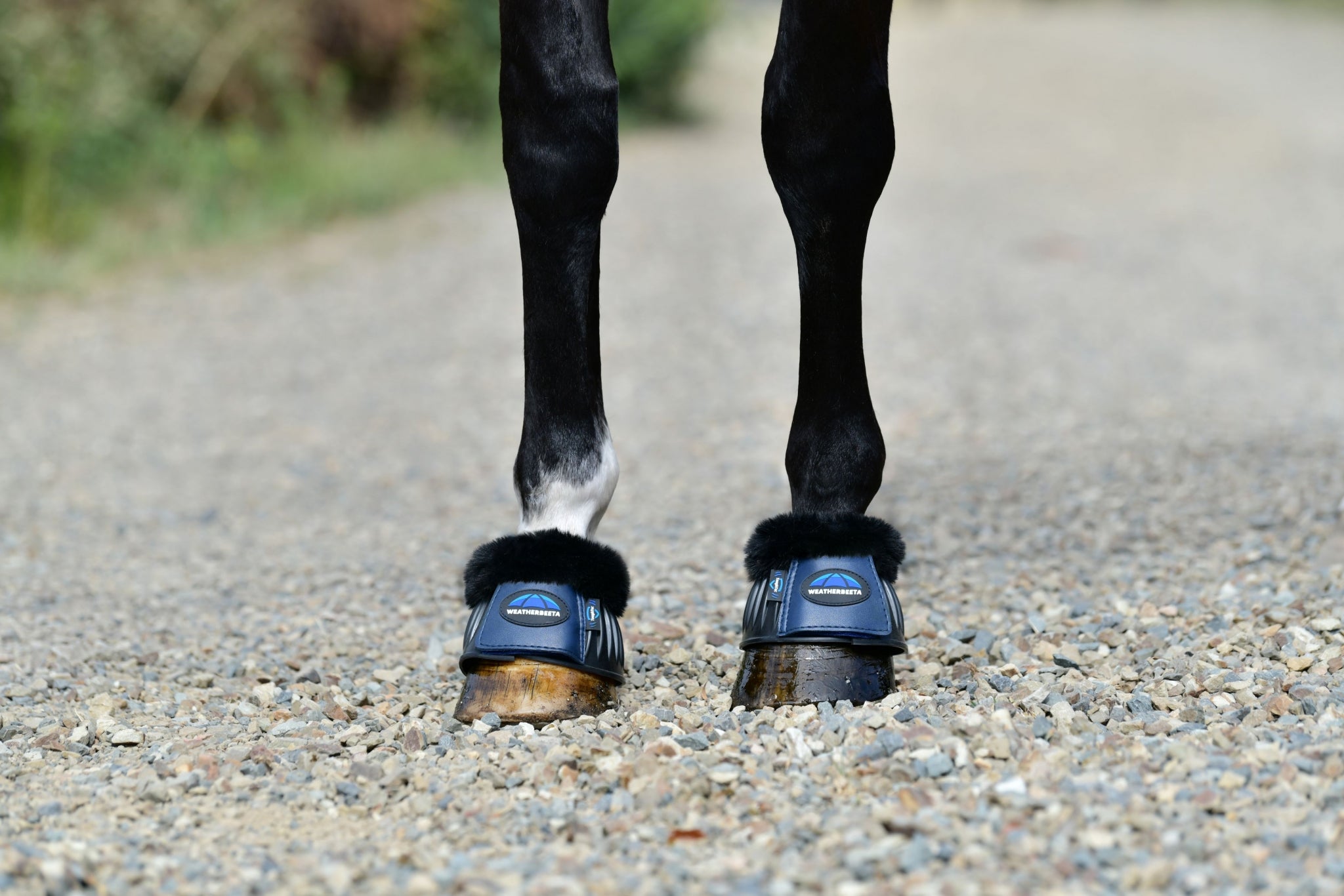 Weatherbeeta Tough-Tec Prime Fleece Trim Rubber Bell Boots