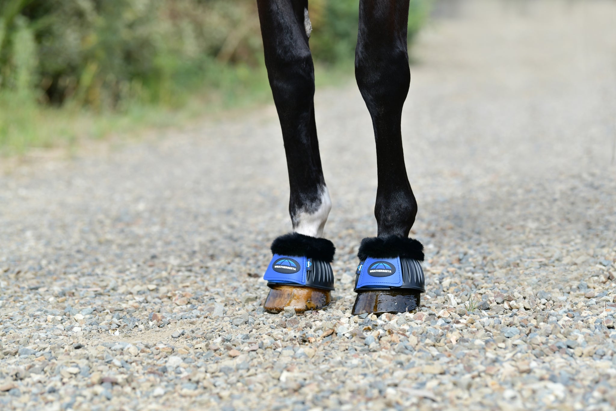 Weatherbeeta Tough-Tec Prime Fleece Trim Rubber Bell Boots