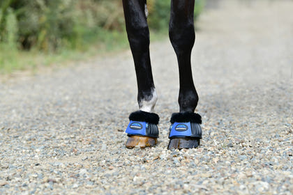 Weatherbeeta Tough-Tec Prime Fleece Trim Rubber Bell Boots
