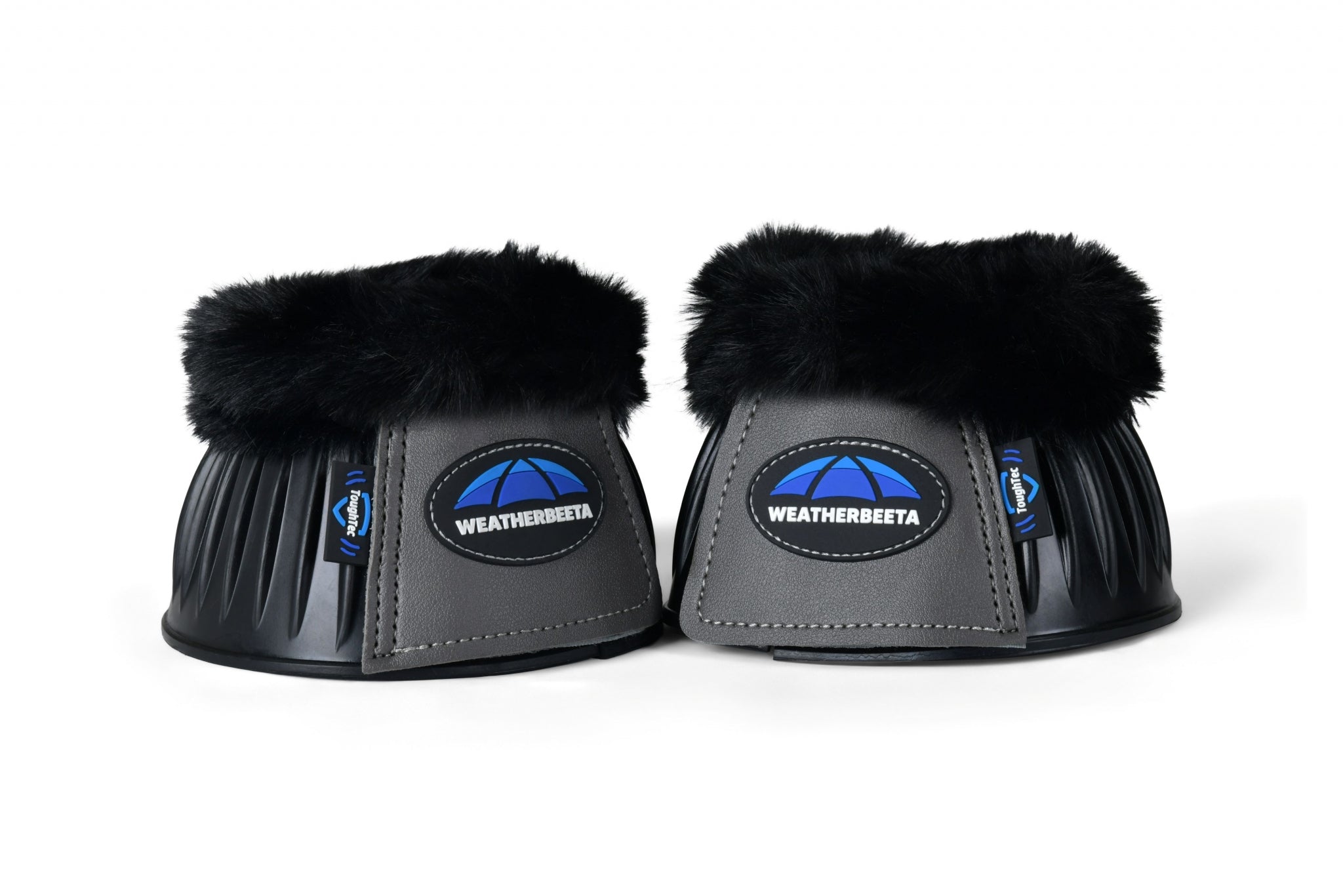Weatherbeeta Tough-Tec Prime Fleece Trim Rubber Bell Boots
