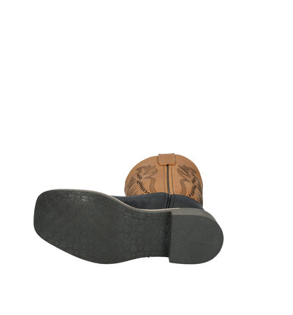 Smoky Mountain Childs Garrett Square Toe Leather Boots
