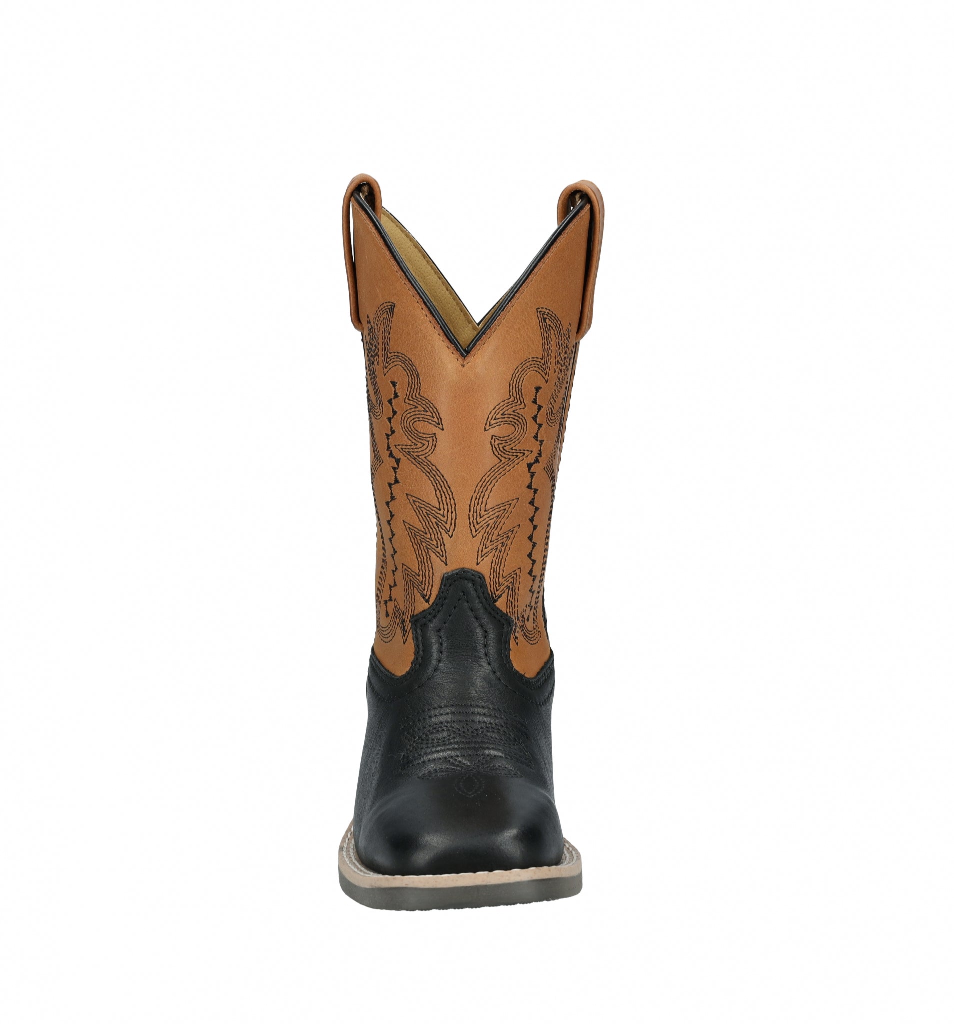 Smoky Mountain Childs Garrett Square Toe Leather Boots