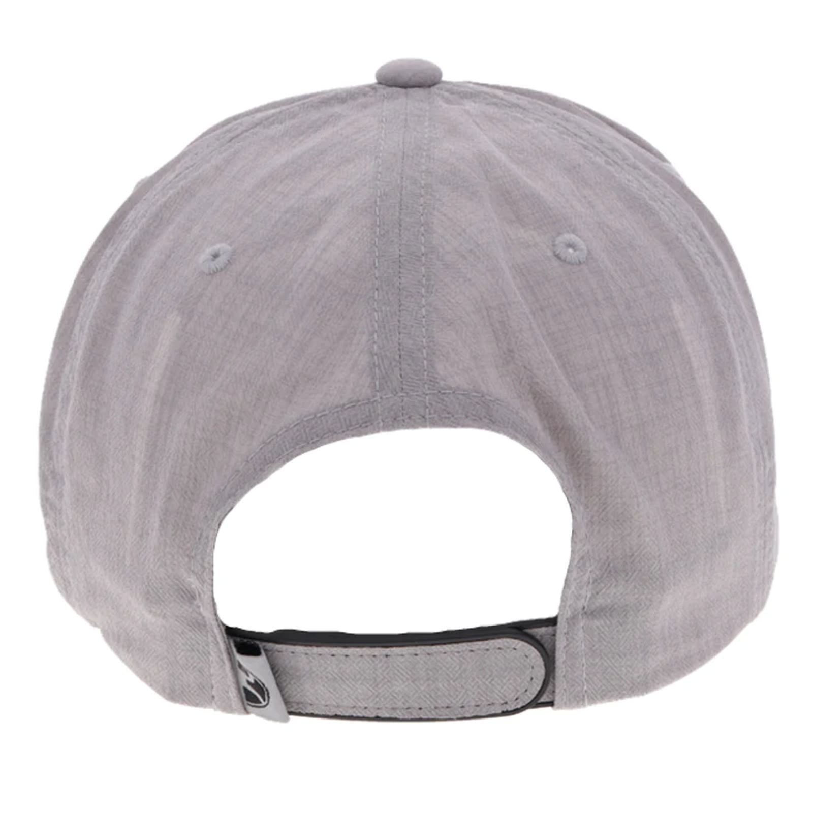 Wild Ride Heather Grey 5-Panel Trucker with Red / Black Hooey Embroidery Logo